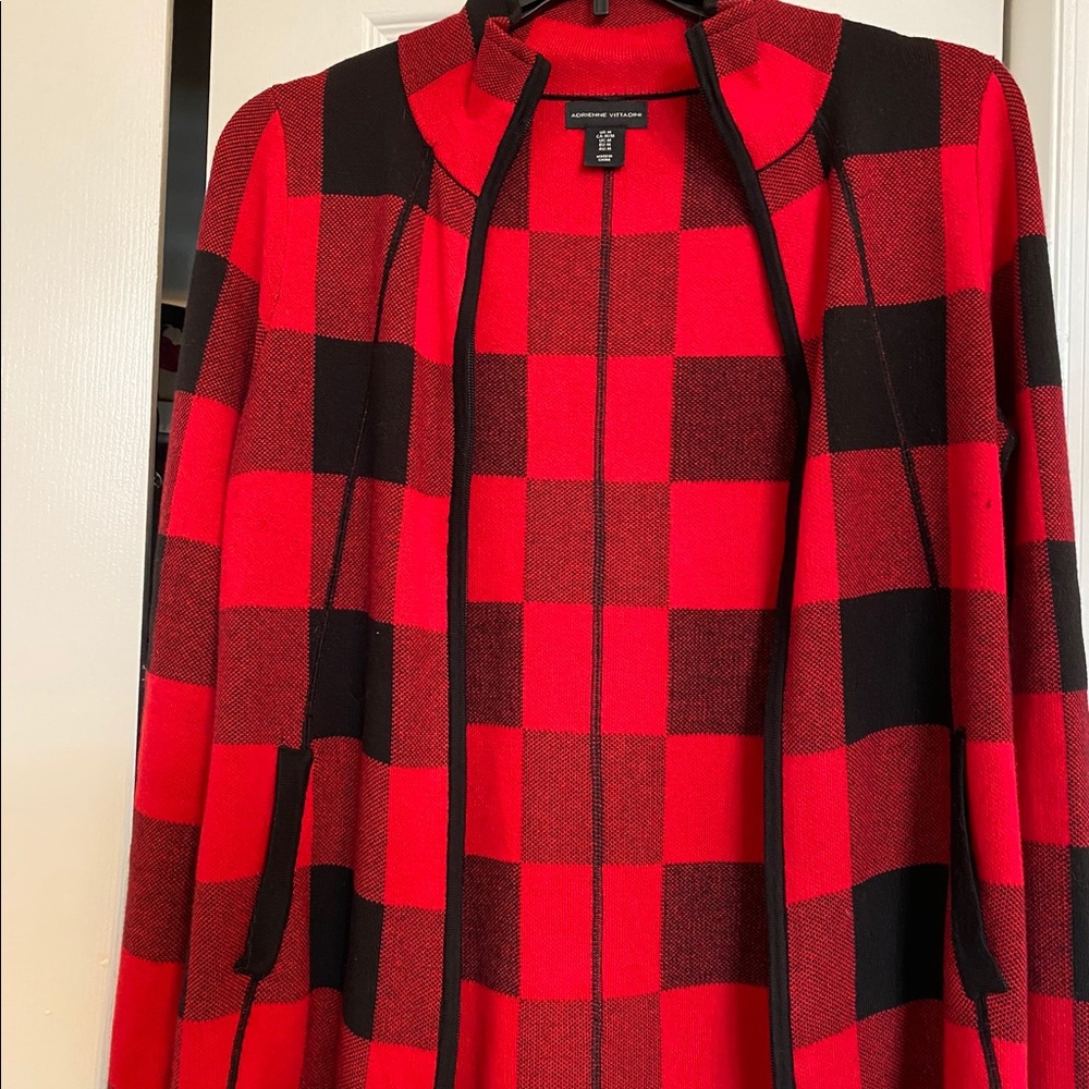 Red&Black sweater / jacket